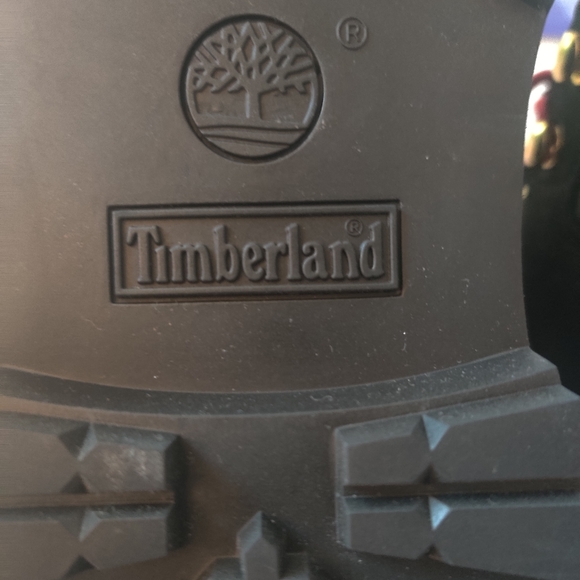 TIMBERLAND Black Suede Boots size 8.5 - Picture 4 of 6